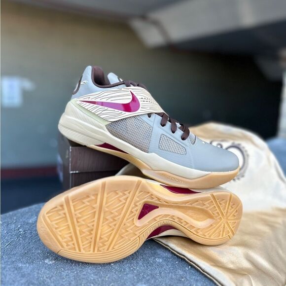 Nike Kd 4 Year of the dragon 2.0 khaki red gum fj4189-200 size 8 - 14​ main image 13